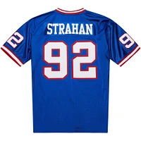 Maillot de joueur retraité authentique Mitchell & Ness Michael Strahan Royal New York Giants 1993 pour hommes