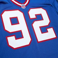 Maillot de joueur retraité authentique Mitchell & Ness Michael Strahan Royal New York Giants 1993 pour hommes