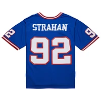 Men's Mitchell & Ness Michael Strahan Royal New York Giants 1993 Legacy Replica Jersey