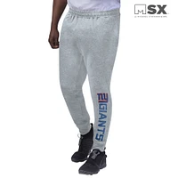 Men's MSX by Michael Strahan Heathered Gray New York Giants Jogger Pants