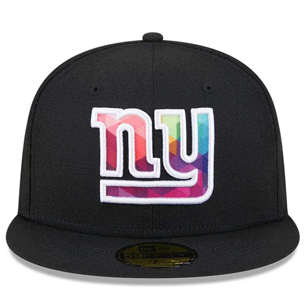 Men's New Era  Black York Giants 2023 NFL Crucial Catch 59FIFTY Fitted Hat