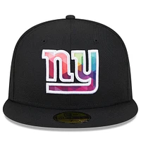 Men's New Era  Black York Giants 2023 NFL Crucial Catch 59FIFTY Fitted Hat