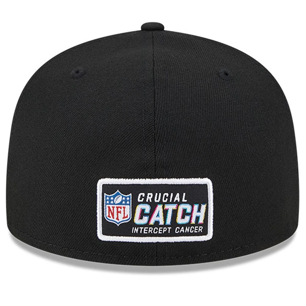 Men's New Era  Black York Giants 2023 NFL Crucial Catch 59FIFTY Fitted Hat