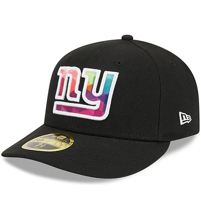 Casquette ajustée 59FIFTY Low Profile NFL Crucial Catch New York Giants 2023 Era pour homme, noire