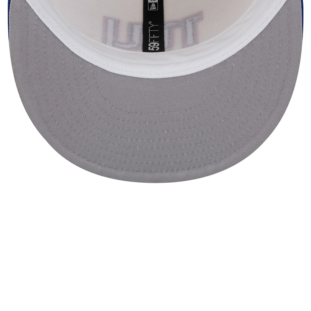 Men's New Era Cream York Giants Soutache 59FIFTY Fitted Hat