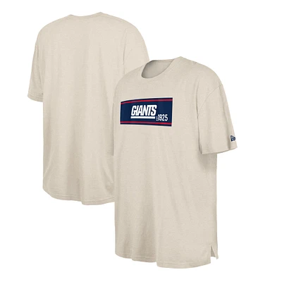 T-shirt historique Big & Tall des Giants de New York Era crème pour homme