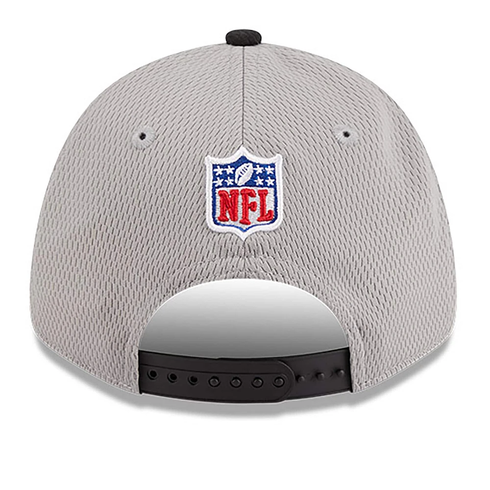 Men's New Era  Gray/Black New York Giants 2023 Sideline 9FORTY Adjustable Hat