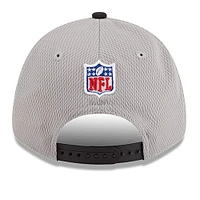 Men's New Era  Gray/Black New York Giants 2023 Sideline 9FORTY Adjustable Hat