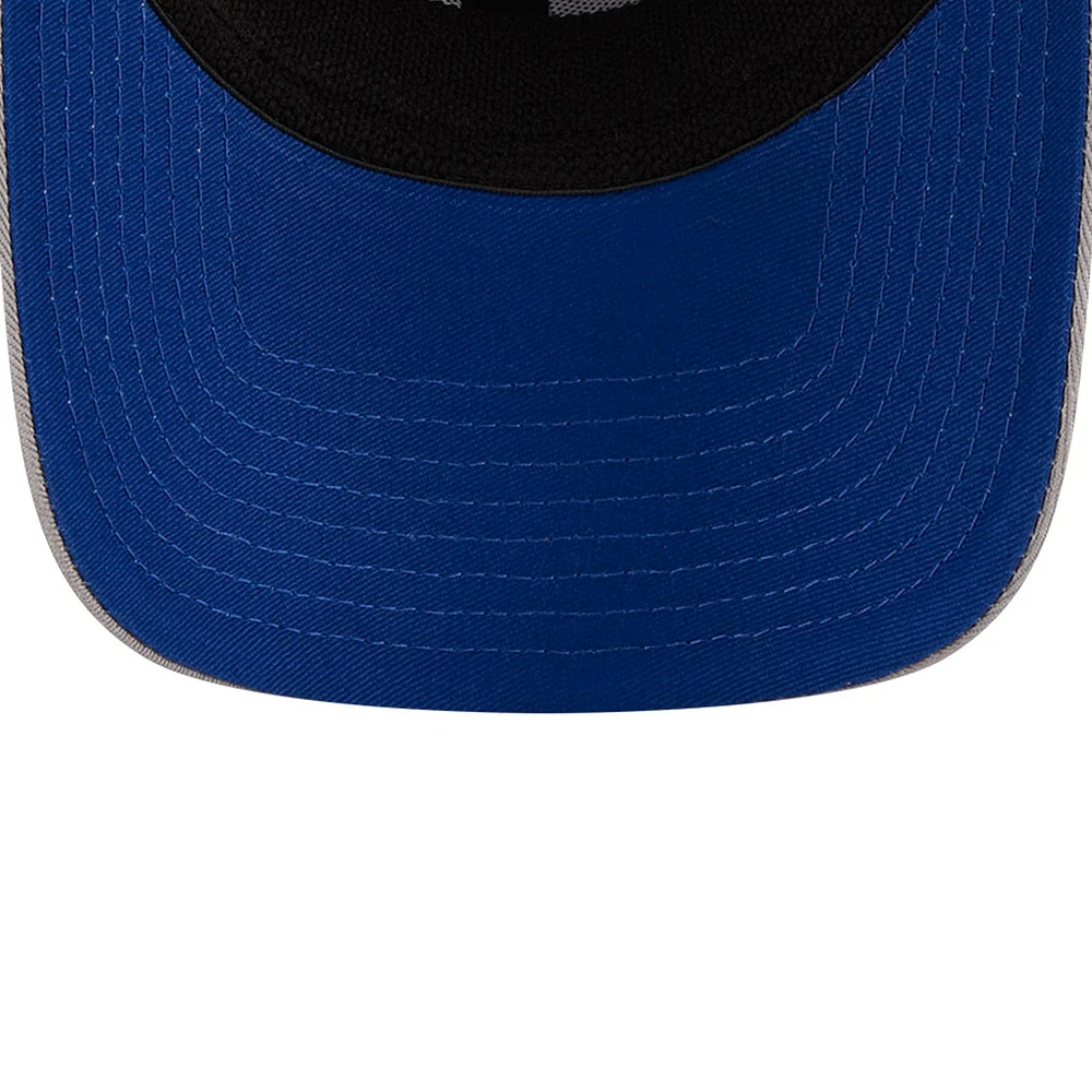 Men's New Era Gray York Giants  Pipe 39THIRTY Flex Hat