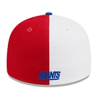Men's New Era  Red/Royal York Giants 2023 Sideline Low Profile 59FIFTY Fitted Hat