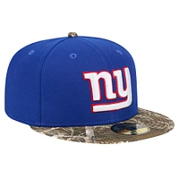 Men's New Era Royal York Giants Active Two-Tone Camo 59FIFTY Fitted Hat