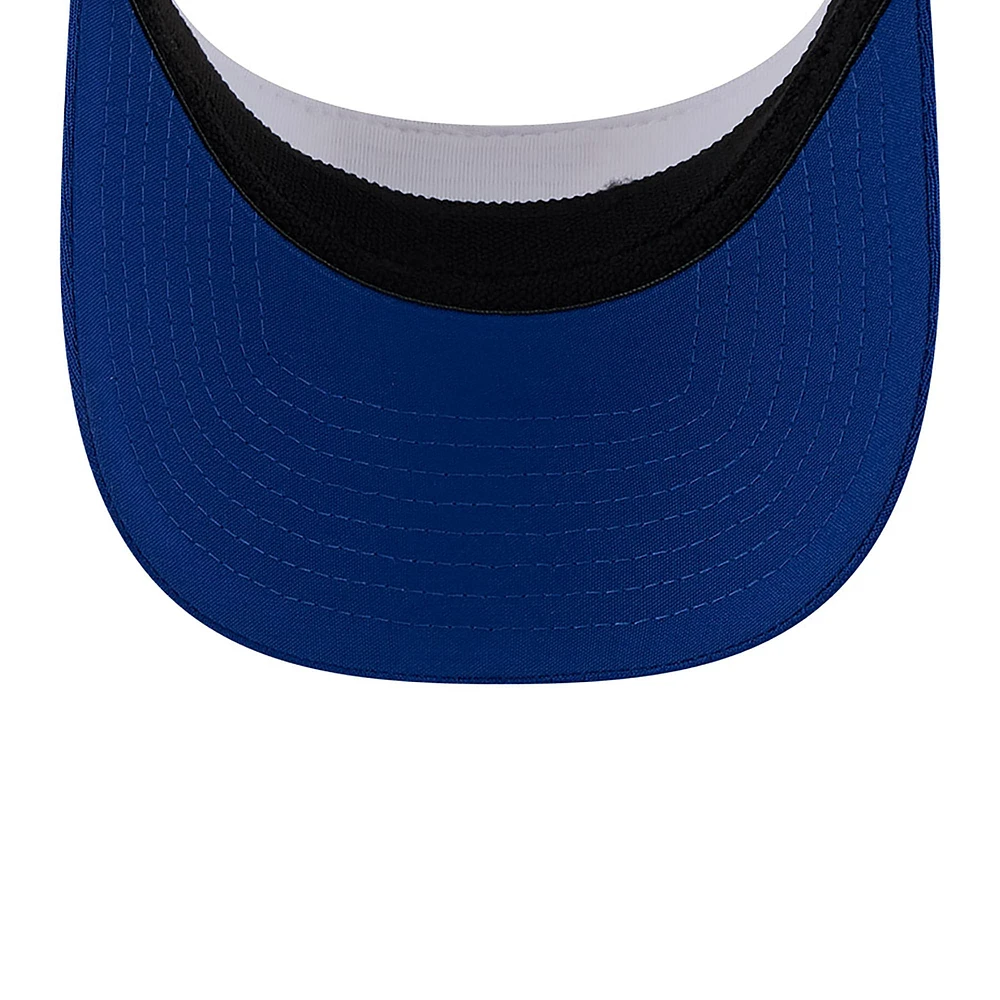Men's New Era White/Royal New York Giants 2024 NFL Training Camp Adjustable Visor
