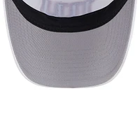Men's New Era White/Royal New York Giants Court Sport Foam Front A-Frame 9FORTY Adjustable Trucker Hat