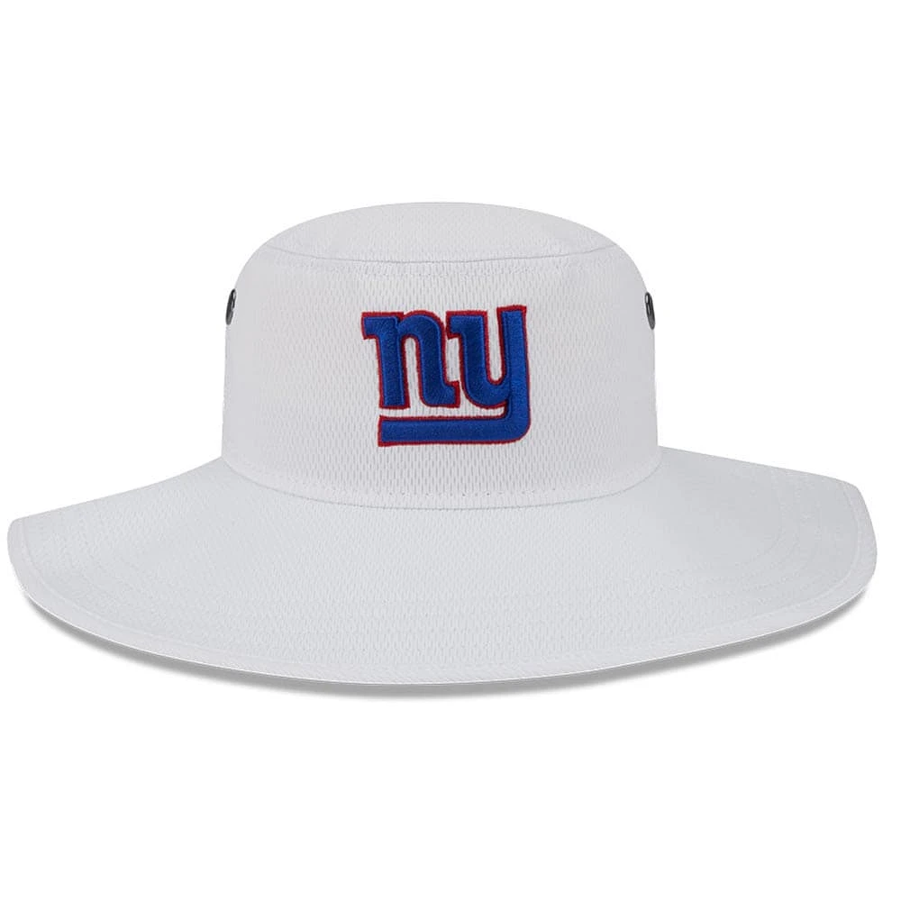 Men's New Era White New York Giants 2023 NFL Training Camp Panama Bucket Hat