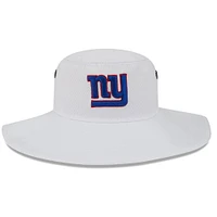 Men's New Era White New York Giants 2023 NFL Training Camp Panama Bucket Hat