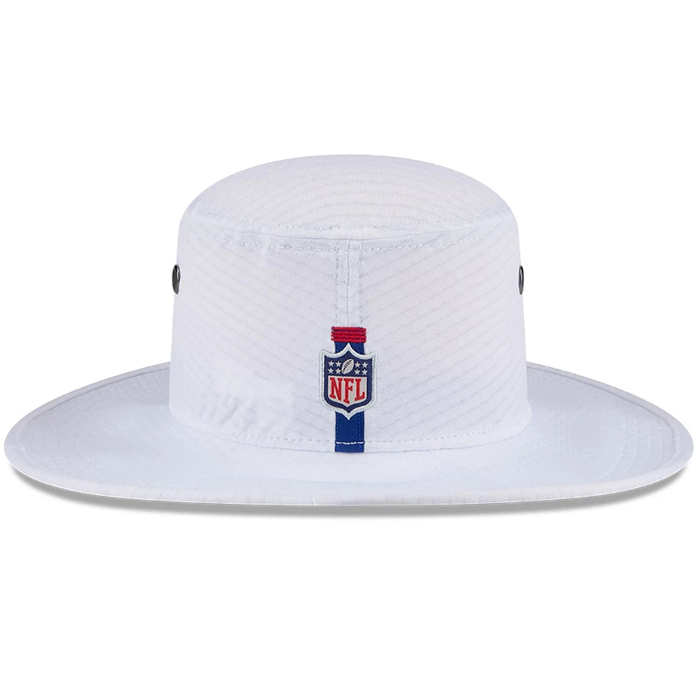 Bob New Era blanc pour homme des Giants de New York 2024 NFL Training Camp Panama