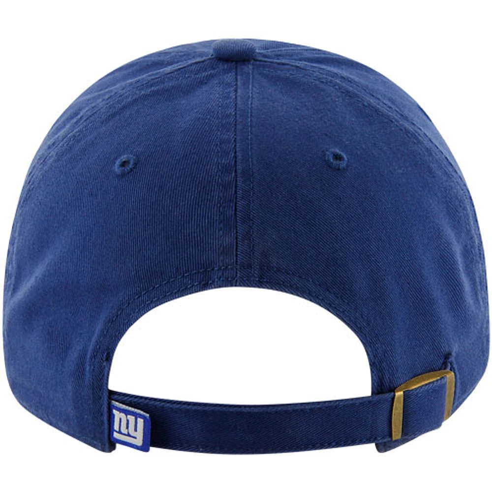 Mens New York Giants '47 Brand Royal Blue Cleanup Adjustable Hat