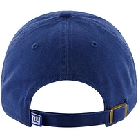 Mens New York Giants '47 Brand Royal Blue Cleanup Adjustable Hat