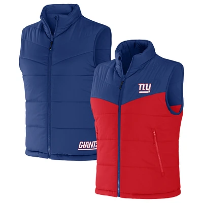 Gilet zippé à blocs de couleurs pour homme la collection NFL x Darius Rucker Fanatics Royal New York Giants