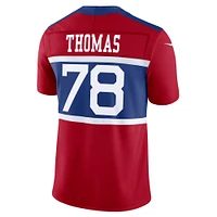 Men's Nike Andrew Thomas Century Red New York Giants Alternate Vapor F.U.S.E. Limited Jersey