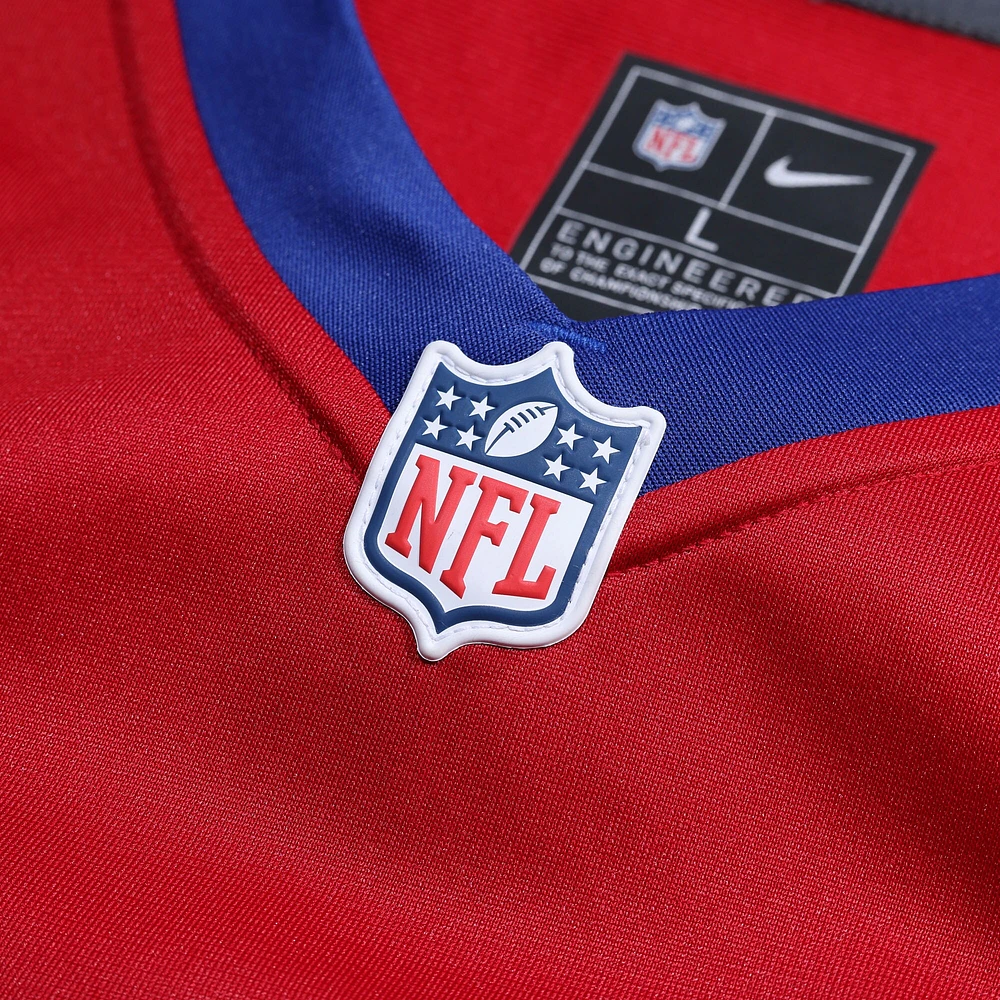Men's Nike Brian Burns Century Red New York Giants Alternate Game Jersey
