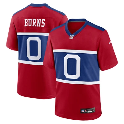 Maillot de match alternatif Nike Brian Burns Century Red New York Giants pour homme