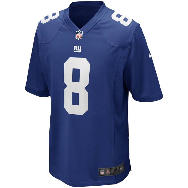 Joueur de jeu pour hommes Daniel Jones Royal New York Giants Nike - Chandail