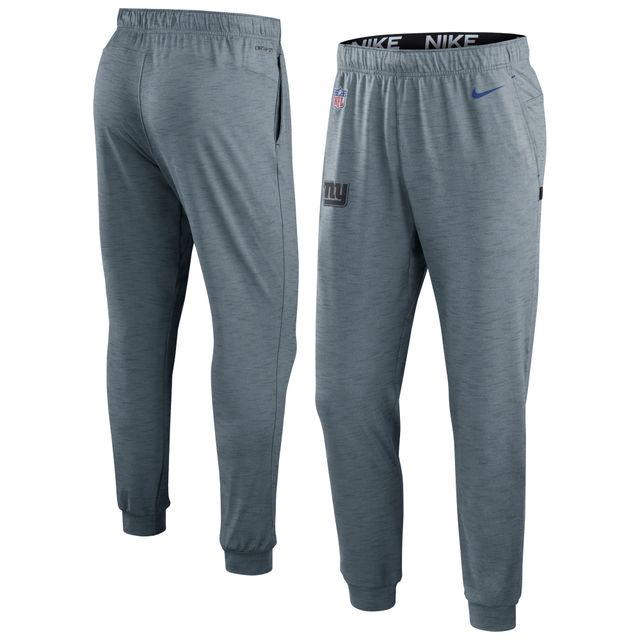 Pantalon de survêtement Performance pour homme New York Giants Sideline Pop Player Nike gris chiné