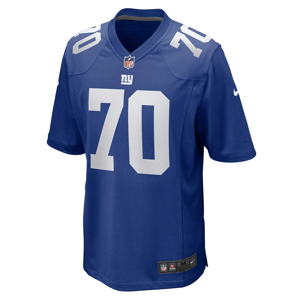 Maillot de joueur à domicile Nike Korey Cunningham Royal New York Giants pour homme