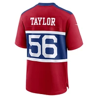 Men's Nike Lawrence Taylor Century Red New York Giants Alternate Retired Player Game Jersey