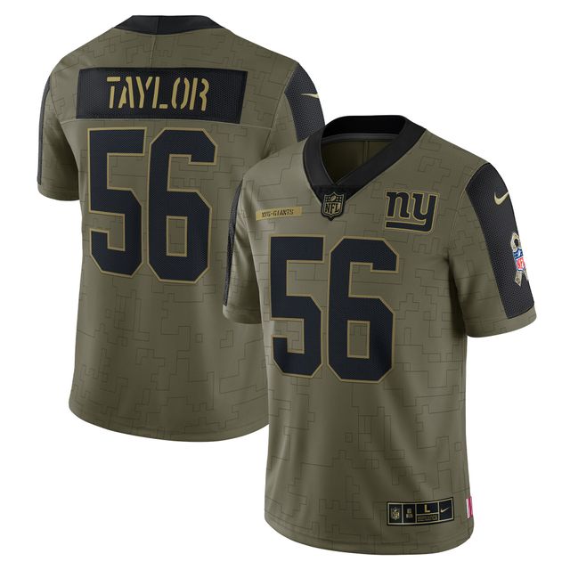 FBC GIANTS OLIVE 56 LAWRENCE TAYLOR HOMME NIKE 21 STS LIMITED PLAYER MAILLOT CA JERMENLMT