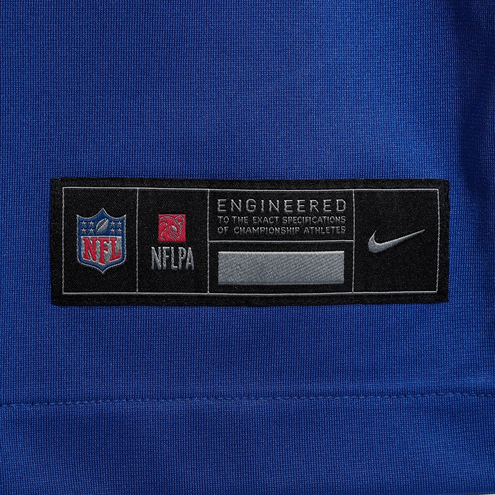 Maillot de jeu Nike Malik Nabers Royal New York Giants pour homme