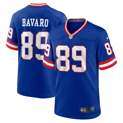 Maillot Nike Mark Bavaro Royal pour homme, joueur retraité des New York Giants, match alternatif