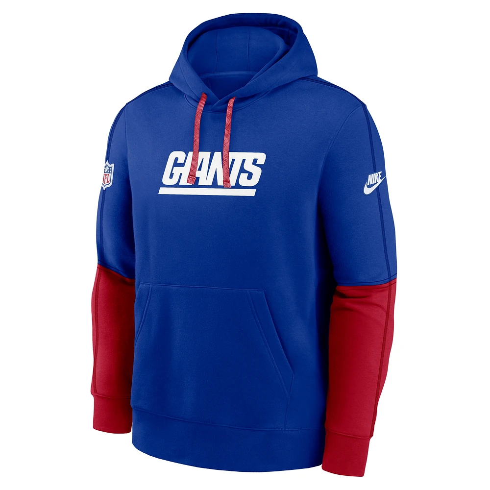 Men's Nike Royal New York Giants Alternate Logo Club Pullover Hoodie