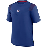 Men's Nike Royal New York Giants Sideline Player UV Performance T-Shirt
