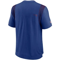 Men's Nike Royal New York Giants Sideline Player UV Performance T-Shirt