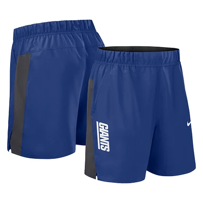 Short tissé Nike Royal New York Giants Victory Performance pour homme