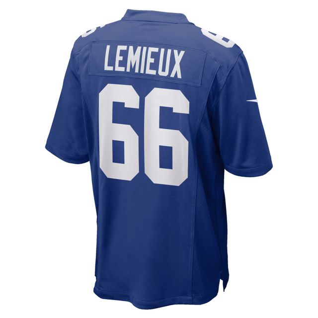 Maillot de match Nike Shane Lemieux Royal New York Giants pour homme