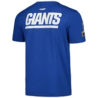 Men's Pro Standard Royal New York Giants Retro Striper T-Shirt
