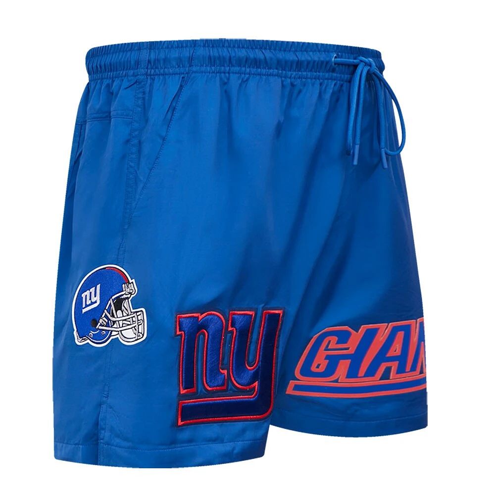 Men's Pro Standard Royal New York Giants Woven Shorts