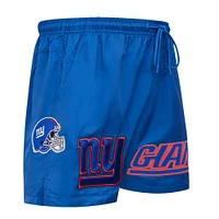 Men's Pro Standard Royal New York Giants Woven Shorts