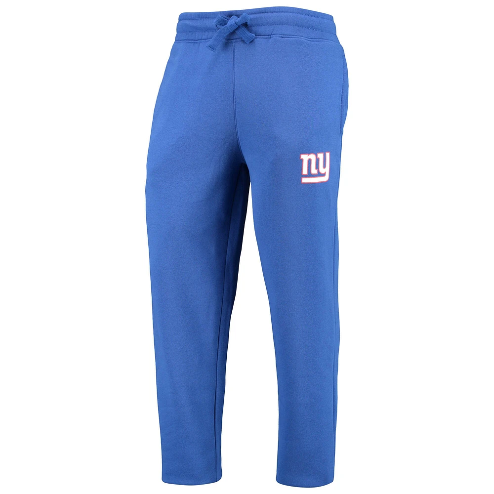Men's Royal New York Giants Starter Option Run Sweatpants