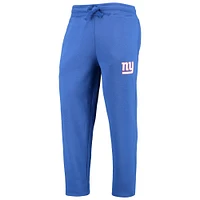 Men's Royal New York Giants Starter Option Run Sweatpants