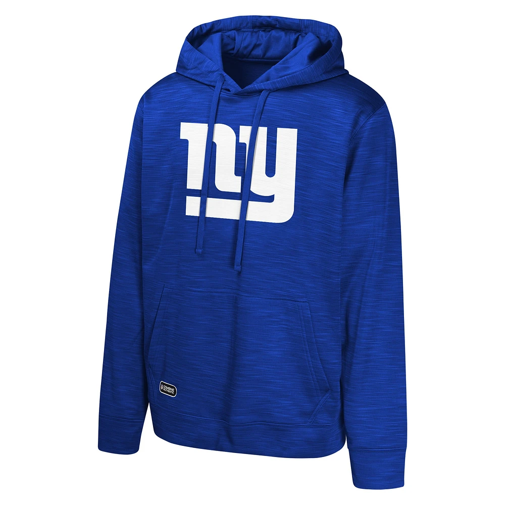 Men's Royal New York Giants Streak Fleece Pullover Hoodie
