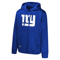 Men's Royal New York Giants Streak Fleece Pullover Hoodie