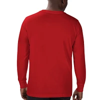Men's Starter Red New York Giants 1925 Collection Long Sleeve T-Shirt