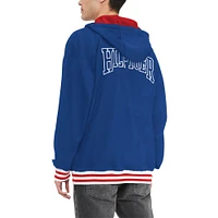 Men's Tommy Hilfiger Royal New York Giants Aaron Quarter-Zip Hoodie