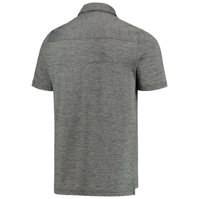 Polo Sankaty à rayures Destin des Giants de New York pour hommes Vineyard Vines Charcoal