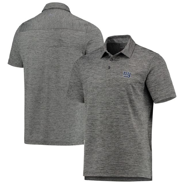 Polo Sankaty à rayures Destin des Giants de New York pour hommes Vineyard Vines Charcoal