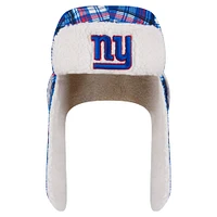 Casquette trappeur Sherpa à carreaux New Era Royal York Giants